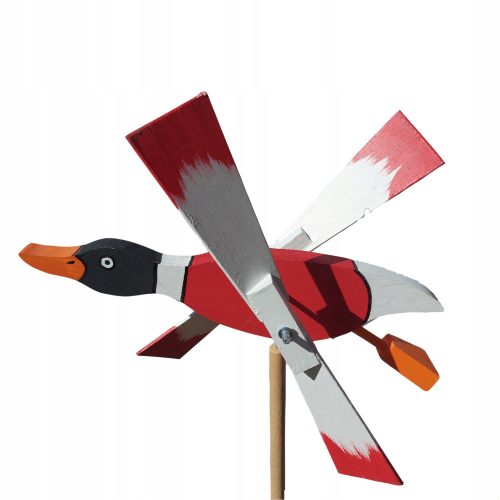  Gartenwindmühle Red Duck - Kunsthandwerk