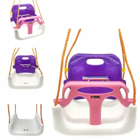  KINDERSCHAUKEL 3IN1 ROSA SPULE