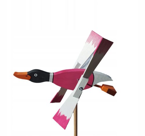  Pink Duck Gartenwindmühle - Kunsthandwerk