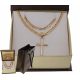  GOLD VOLLSTÄNDIGE HERRENKETTE MIT KREUZ GUCCI PR. 925 585 + KOSTENLOSE GRAVUR