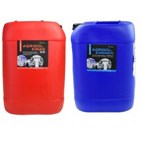 SÄURE UND LASE 24 kg AGRISOL-MELKMASCHINEN-REINIGUNGSMITTEL