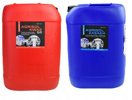 SÄURE UND LASE 24 kg AGRISOL-MELKMASCHINEN-REINIGUNGSMITTEL