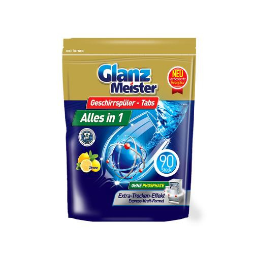  Alles in einem Glanz Meister Spülmaschinentabs 90 Stk