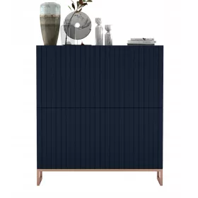  Glamour TV-Kommode, TV-Schrank, Marineblau MAT, 113 cm