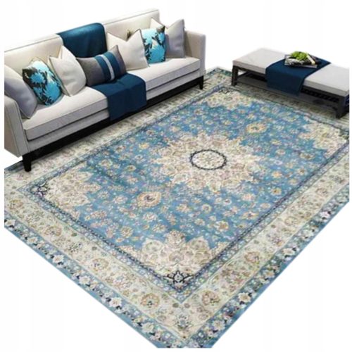  Orientalischer rutschfester Teppich 140x200 Mandala