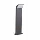  Kanlux quadratischer Lichtmast mit integrierter LED-Quelle, 60 cm, grau