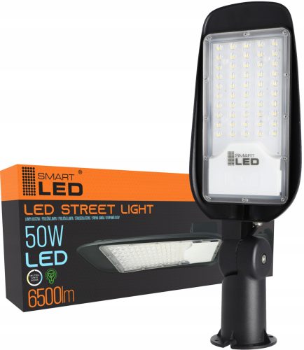  Smartled Straßenlampe 50 W 6500 lm schwarz