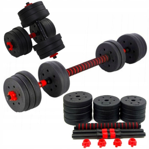  Verstellbare Bitumenhanteln FIT FUN 2x 10 kg