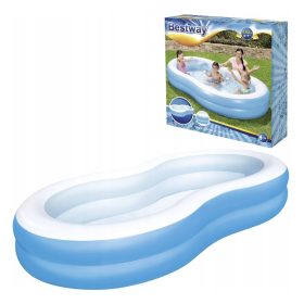 Bestway 54117 aufblasbarer Pool 262 x 157 cm blau