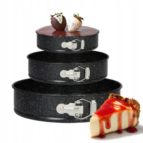 Set Kuchenformen von Karl Hausmann, 24 x 24 cm, Durchmesser 24 cm