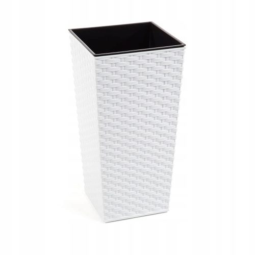  Blumentopf Lamela 19 cm x 19 x 37 cm Durchmesser 19 cm Kunststoff weiß