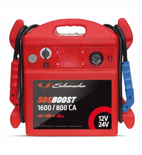  1600/800 12/24 V BOOSTER-STARTER ZUM STARTEN PROFESSIONELLER LKW-MASCHINEN