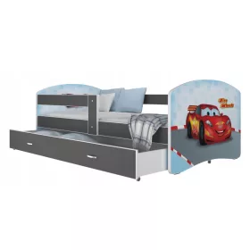  AJKmeble Luki Bett 95 x 183 cm weiß