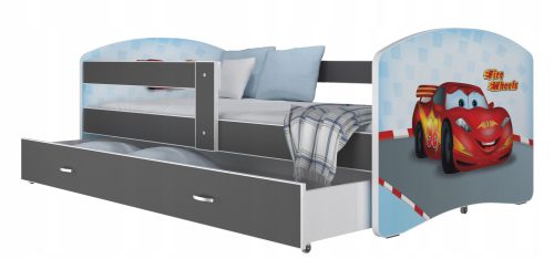  AJKmeble Luki Bett 95 x 183 cm weiß