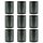 Lebensmittelbehälter Kunststoffbehälter 1L schwarz 1000ml x9