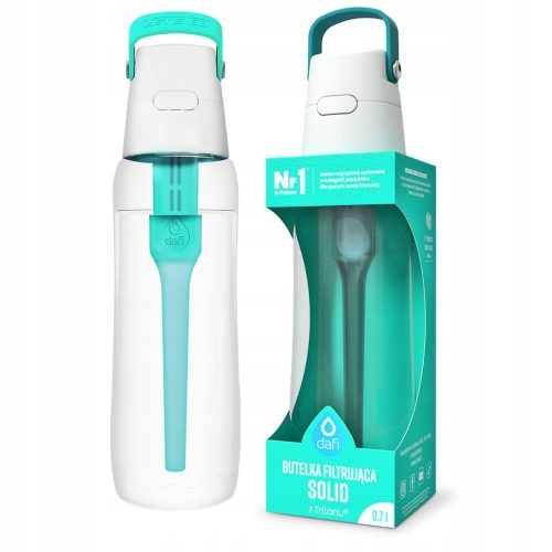 Dafi Tritan Filterflasche Filter 0,7 l, türkis
