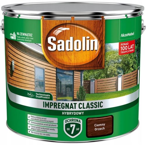 Sadolin Holzimprägnierung Nussbaum dunkel 9 l