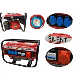 Tragbarer dreiphasiger Silent 2500 W Benzingenerator