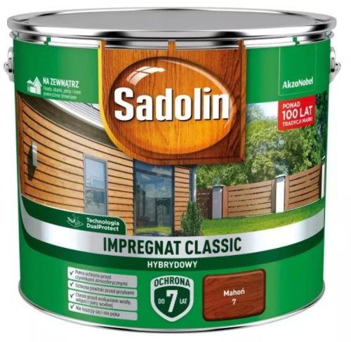 Holzimprägnierung Sadolin 5327514 Mahagoni 9 l