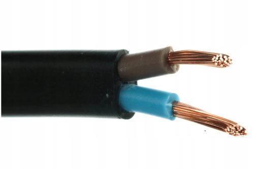 Flaches Elektrokabel, flexibel (litzig) OMYp Digma 2 x 1,0