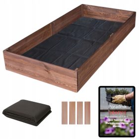  Mini-Gewächshaus 240 cm x 100 cm aus Holz