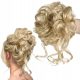  BEFESTIGTER Dutt mit Gummiband, DICKES Haarteil, Extensions, Locken