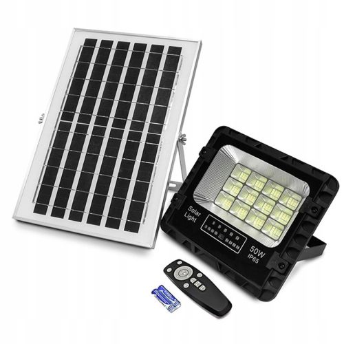  RGR Straßenlaterne 50 W 10000 lm, batteriebetrieben, solarbetrieben