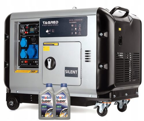 Tragbarer einphasiger, getaggter 7000-W-Dieselgenerator