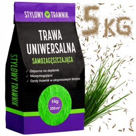    Ziergras, für trockene Bereiche, schattige Bereiche, Garten, Sport Stylowy Trawnik 200 m² 5 kg