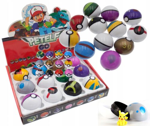  POKEMON 12 STÜCK POKEBALL + 12 STÜCK SPIELZEUGFIGUREN
