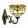 Gartenwandlampen, außen Elegante Vintage-Tiffany-Wandlampen aus Buntglas