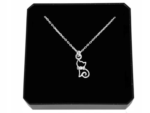  925 SILBER HALSKETTE – KATZENKÄTZCHEN