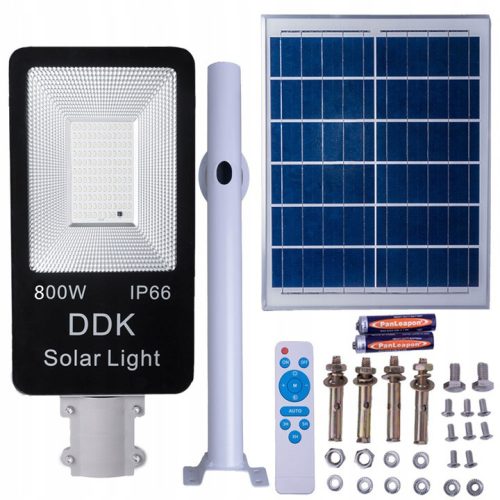  DDK 800 W 100.000 lm Straßenlaterne, solarbetrieben