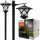  SuperLED Solarlampe, schwarz, 150 cm, 1 Stk.
