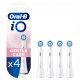 Oral-B iO Gentle Care Black Elektrische Zahnbürstenköpfe, 4 Stück