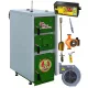  MGspaw Doppelfunktions-Stahlofen für Braunkohle, Steinkohle 24 kW