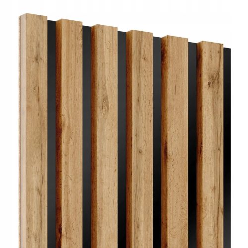 Lamellen auf der WOTAN-EICHE-Platte, Platte 30 cm x 275 cm