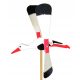  Windmühlen-Gartenvertreiber, großer 47 cm großer Storch