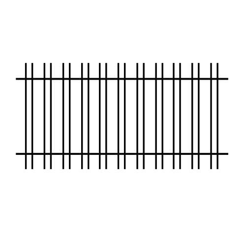 Mat-Met-Zaunspannweite 200 x 120 cm, Stahl