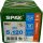 Spax Universalschrauben 5 x 120 mm 1,1 kg / 100 Stk.