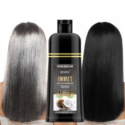  Shampoo 500 ml verdunkelt graues Haar, Entferner, Kokosnuss