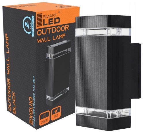  Smartled Gartenwandleuchte schwarz GU10 20 W