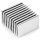25x15x2 STARKE NEODYM-MAGNET-MAGNETE 10 Stk.