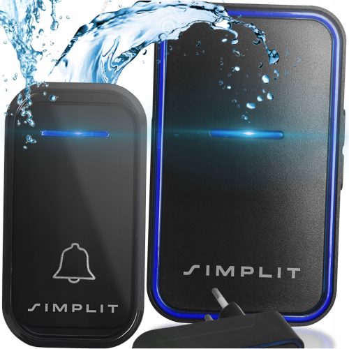  Simplit Funk-Türklingel 280 m 110 dB