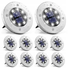  Solar-Pendelleuchte (SOHOO) silber 13 cm 10 Stk.