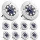  Solar-Pendelleuchte (SOHOO) silber 13 cm 10 Stk.