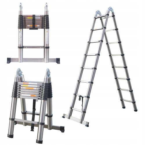 DayPlus Leiter 5 m Stahl 22 bis 150 kg