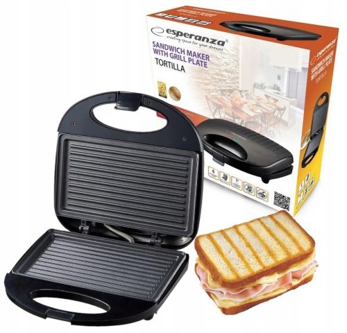  Barbecue, Panini, traditioneller Elektrogrill Esperanza EKT009 schwarz 1000 W