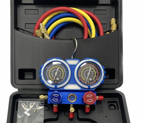 Satz Manometer R32 R410 R134a, Koffer, Kabel