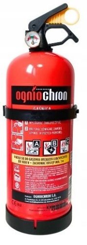 PULVERFEUERLÖSCHER 2kg ABC mit Manometer OGNIOCHRON